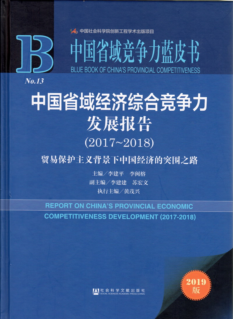 女人逼免费操回中国省域经济综合竞争力发展报告（2017-2018）